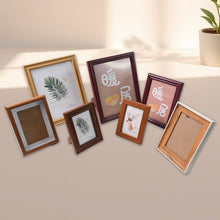 Creative Solid Wooden Photo Frame (Mix Design & Size / 1 Pc)
