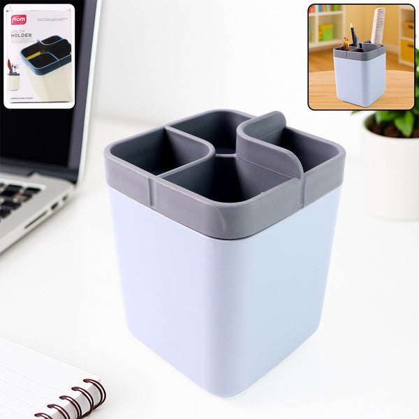 Multi-Compartment Desk Organizer Utility Holder (1 Pc)