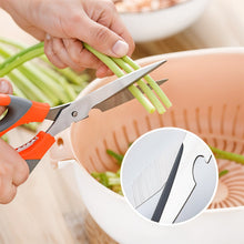 SpaceMulti-Function Kitchen Scissors for Veggies, Meat & Seafood with Bottle Opener