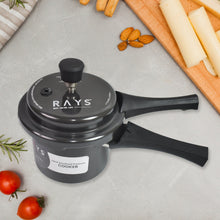 Aluminium Rays Black Beauty Pressure Cookers With Outer Lid (1.5 Litres / 1-Year warranty,  ISI Number :- 2347, BIS Number :- CM/L -7600164310