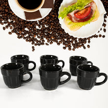 Sweet Buzz 8-Piece Seashell Ceramic Cup Set – Ideal for Home & Gifts