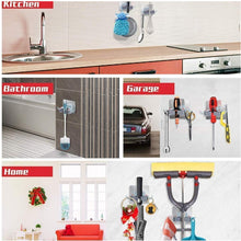 Wall Mounted Mop Broom Hanger Holder (1-Layer)