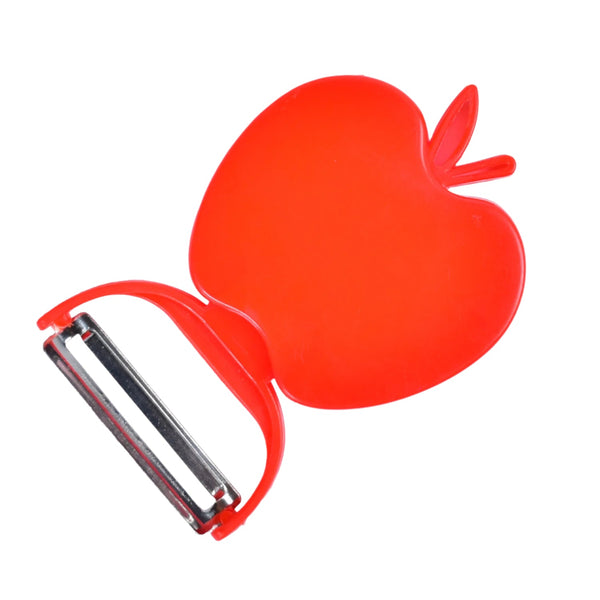 Apple-Shaped Folding Peeler – Compact & Easy Veg Peeling