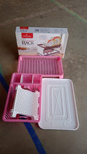 Plastic Kitchen Organizer Rack with Water Storing Tray