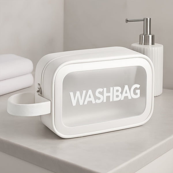 Small Zippered Cosmetic Pouch, Toiletry Bag for Cosmetics (1 Pc)