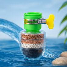 Water Faucet, Clean Purifier Filter Cartridge Water Tap, Upgrade Universal Interface Faucet Filter (Six Layer Purifier)