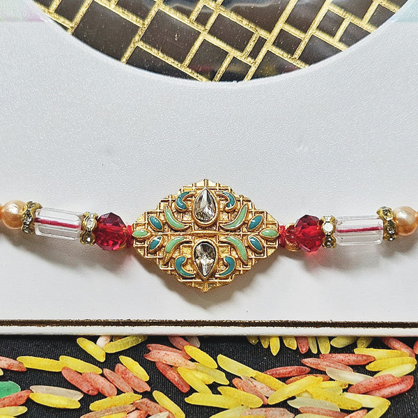 Premium Tilak Rakhi – Sacred & Elegant