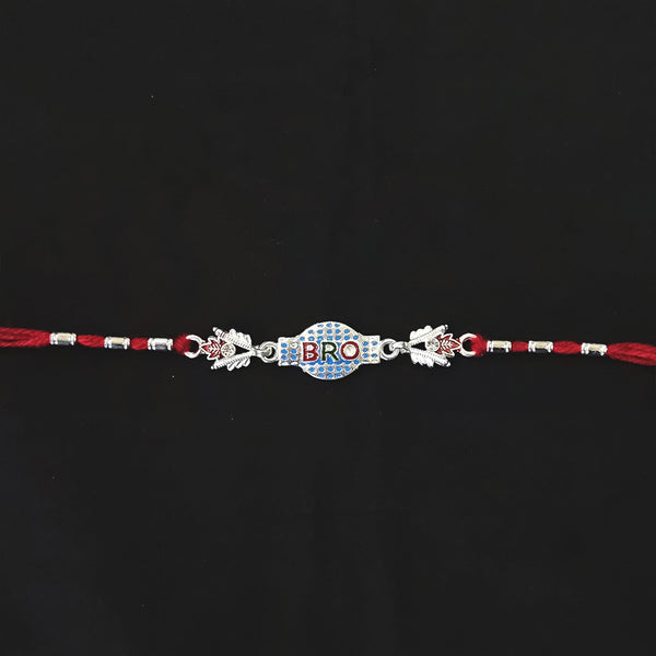 Silver-Colored ‘Bro’ Rakhi – For Your Brother