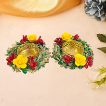 Decorative Handmade Festive Combo Set – Shubh Labh Wall Hanging with Roli Plate & Diya Holder | Perfect for Diwali, Home & Office Décor, Gifts & Temple Decoration