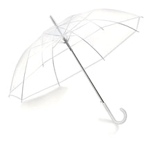 Premium Transparent Dome Umbrella With Curved Handle (1 Pc)