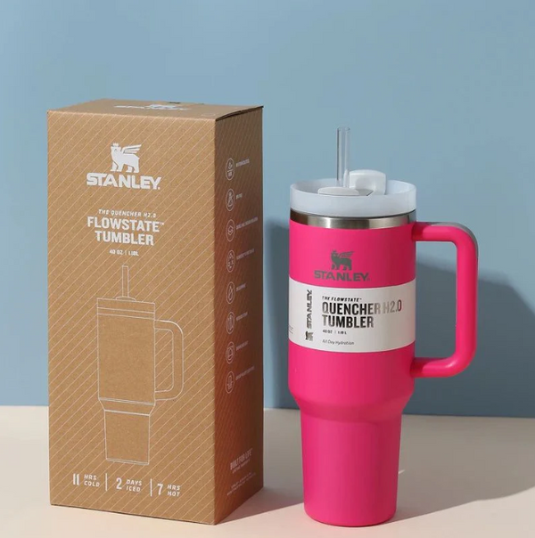 Stanley Quencher H2.0 – Insulated Stainless Steel Tall Tumbler with Lid and Straw
