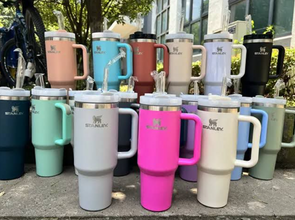 Stanley Quencher H2.0 – Insulated Stainless Steel Tall Tumbler with Lid and Straw