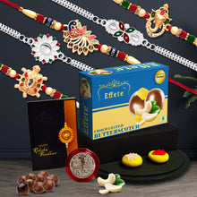 Rakhi Gift Box For Brothers With Choco Treats Combi