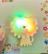 Cute Lion Rakhi for kids with LED for Rakshabandhan